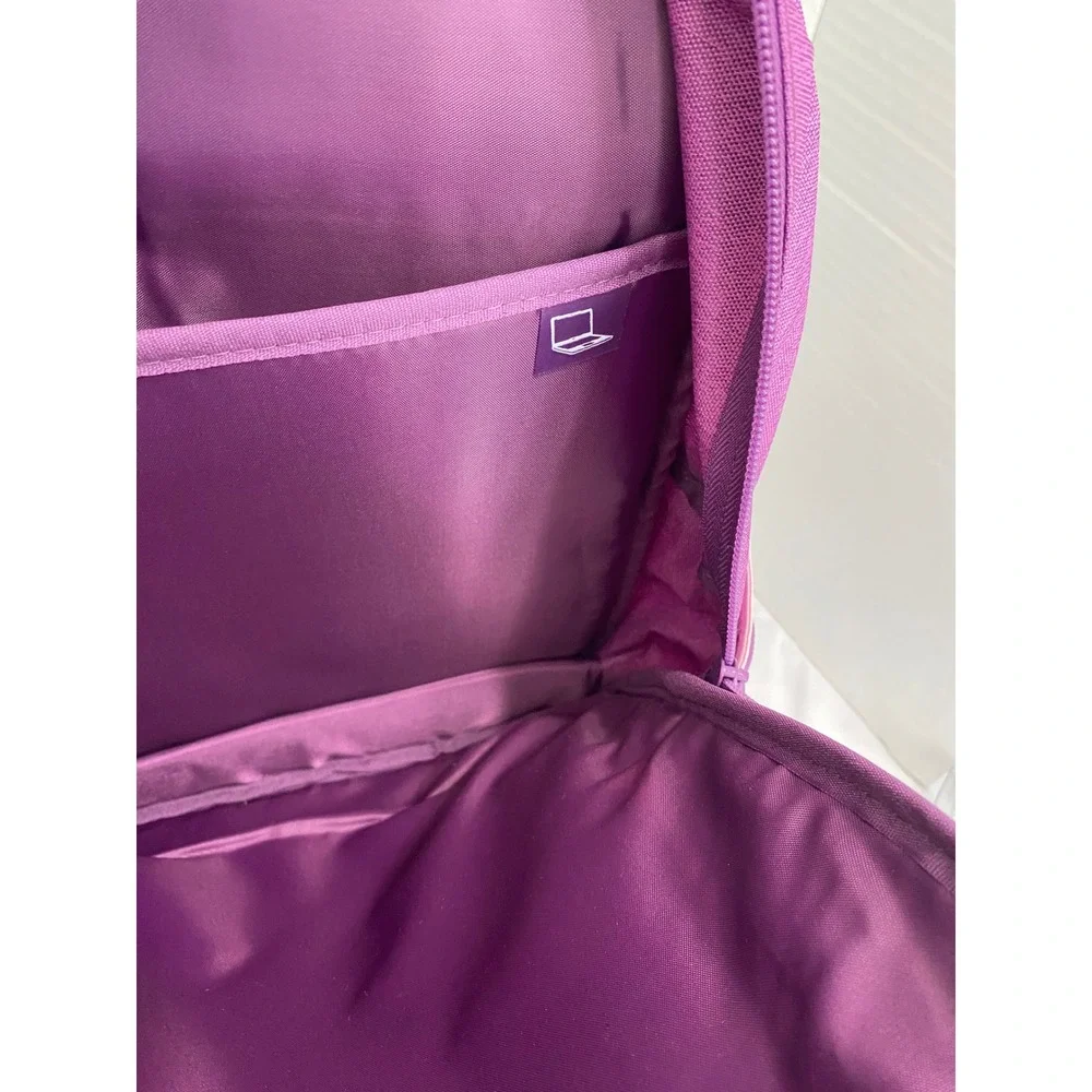 Reebok Marley Backpack Womens NSZ Purple Water Resistant Laptop Sleeve NEW